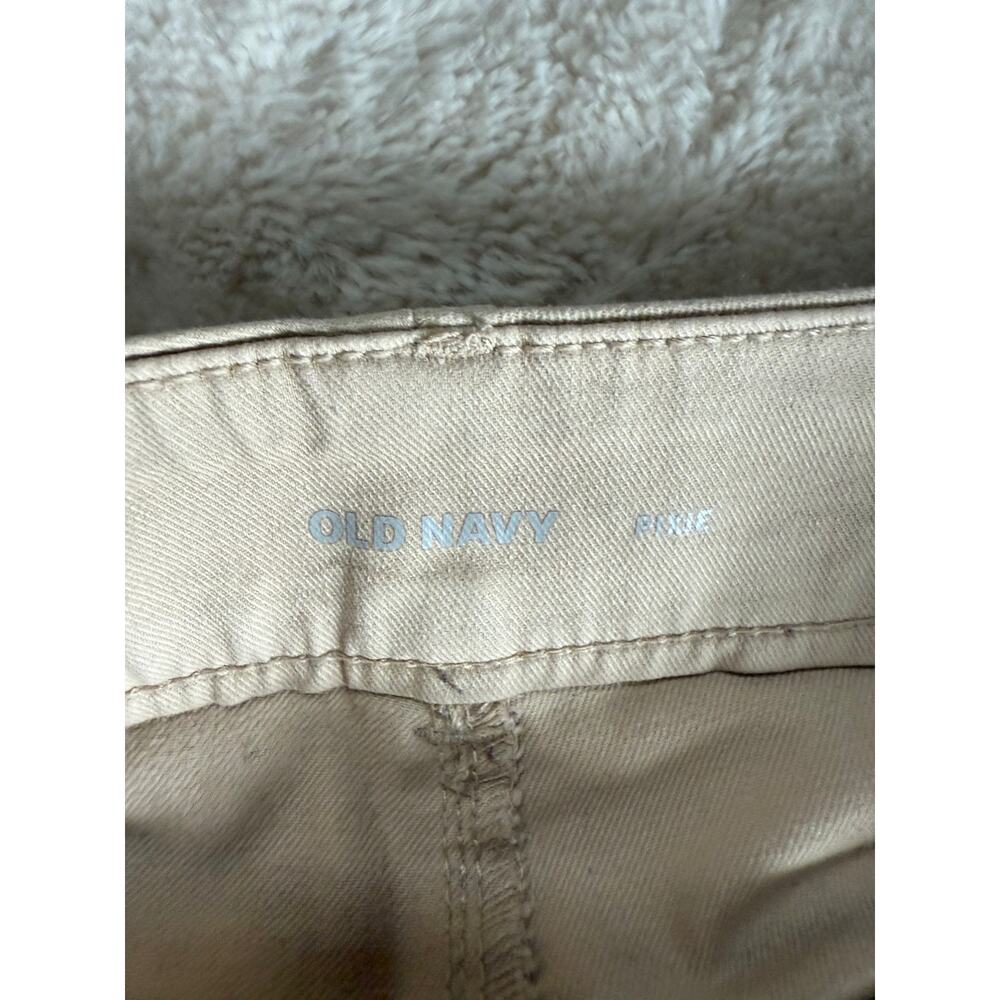 Old Navy Pixie Fit Khaki Pants Size 12 - Picture 4 of 5